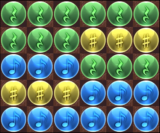 初音ミク称号チャレンジDay3-1ターン目組み方例