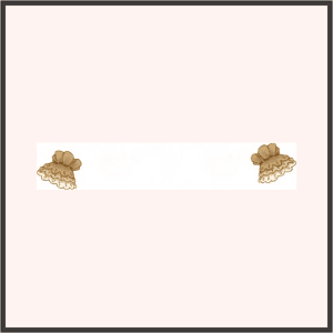 パフのレーススカーフ