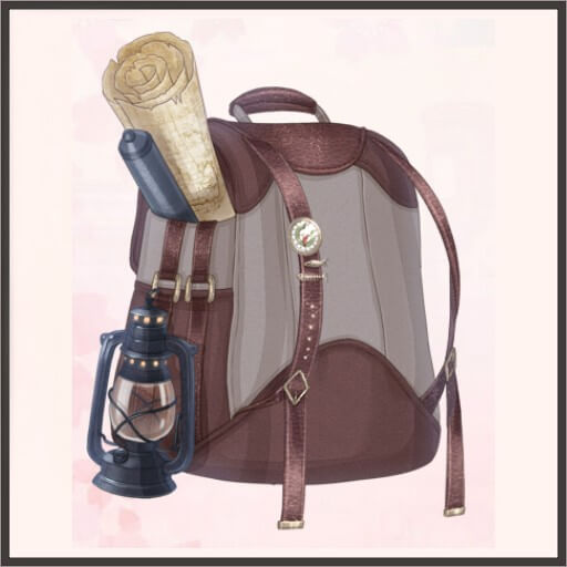 遠出のリュック