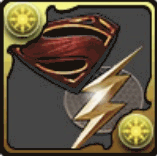 スーパーマン＆フラッシュのエンブレム