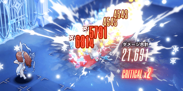 ブラウンダスト2_ティルで1列ずつ倒す