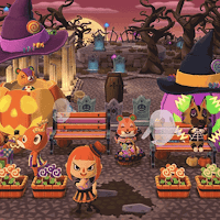 ハロウィンレイアウト左側アップの画像