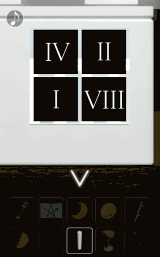 月の見える城からの脱出_ベランダの上