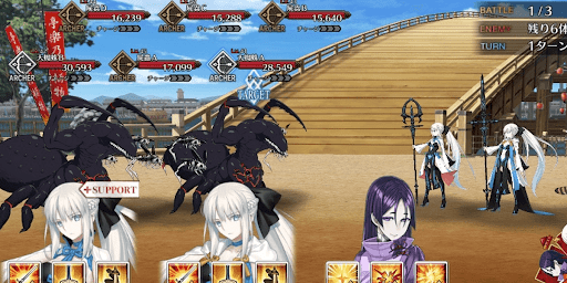 fgo-怪異退治 日本橋 この橋渡るべからず_バトル1