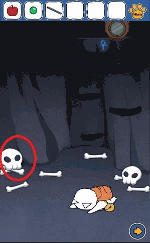 白猫の大冒険～ピラミッド編～_潜水帽子