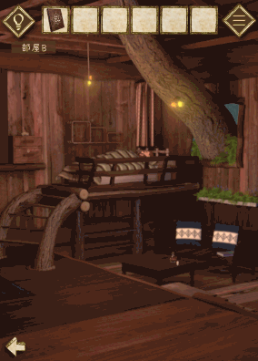 少女と雨の森_本棚の鍵