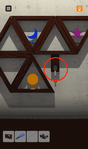 脱出ゲーム非常階段_6階_鍵を入手する