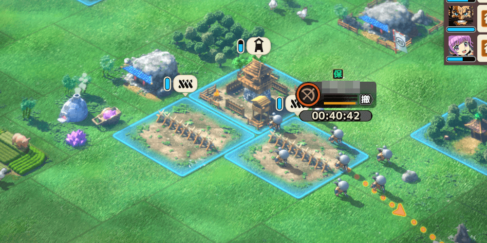 ブラウザ三国志天_防御柵と櫓はセットで運用する