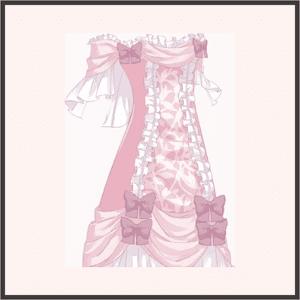 ちょうちょ結びの夢（桃）