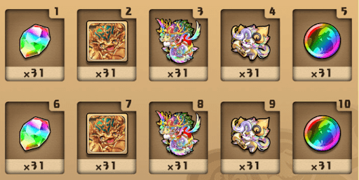 6200万DLログインスタンプ