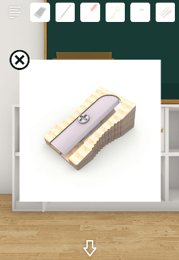 Schoolしょんぼりチャーリーと不思議な教室_鉛筆削り