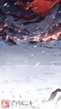 背景-雪夜の激戦