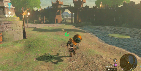 盾に付けてサーフィンすると高く飛べる