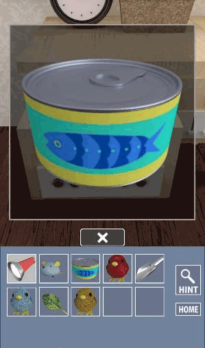 インコ脱出2_缶詰の入手