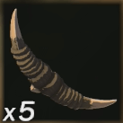 青モリブリンの角