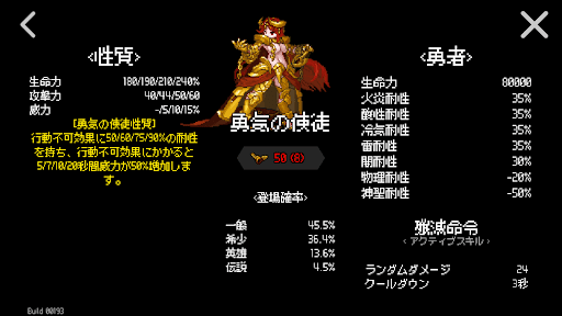 ボスの耐性を意識する