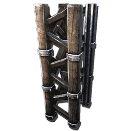 木のエレベーターレール