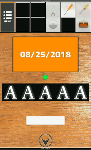 GarageHouse_箱の上部には今日の日付が表示されているのを確認する