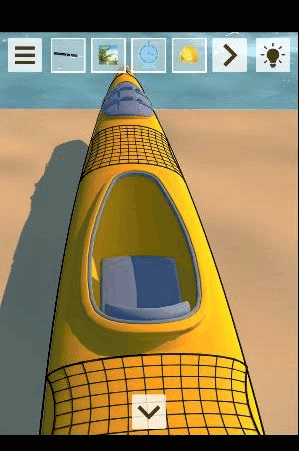 ビーチからの脱出-新作脱出げーむ_空のタンク