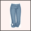 7分丈デニムジーンズ