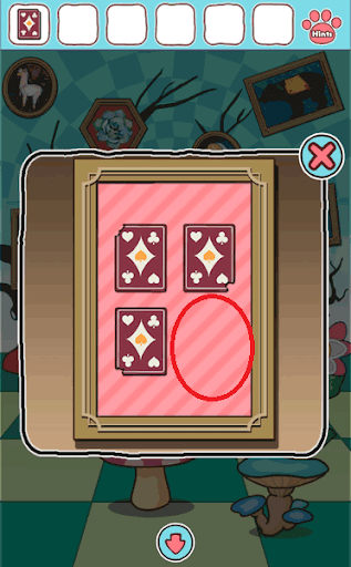 不思議の国のニャリス_ピンクのペンキの入手