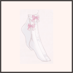 可憐リボンソックス