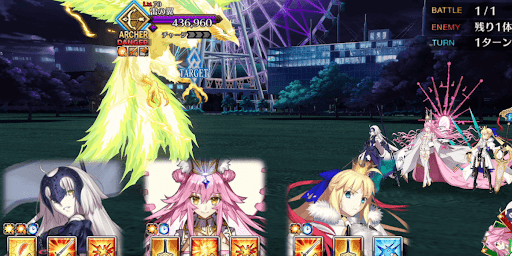 fgo-死嵐大王・殲滅妖獣1戦