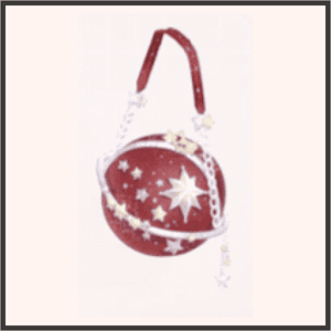 流れる蛍（赤）