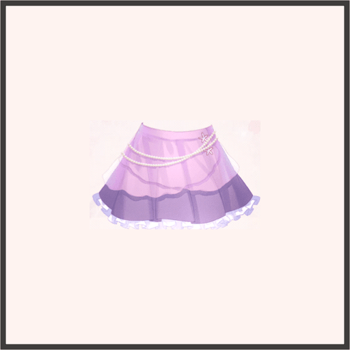 パールレーススカート（紫）