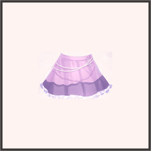 パールレーススカート（紫）