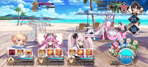 fgo-突撃！高級ホテルブリスティン1戦①