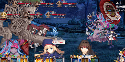 fgo-闇夜の牙は森の中_バトル2