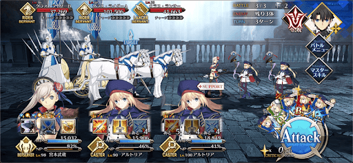 fgo-失落の滝_バトル3