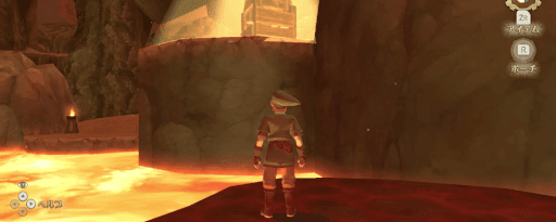 ゼルダSWS_流れる足場に乗る