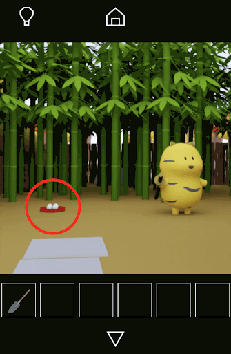 Dango_画面左側の団子をタップする