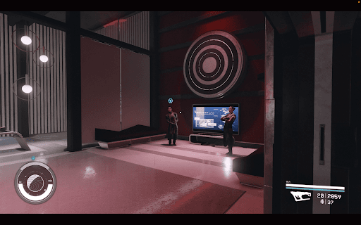 マサコのオフィスでマサコと話す