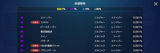 派遣採用限定SR