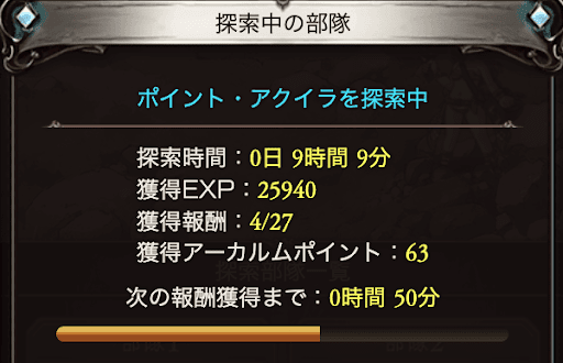 自動探索の状況