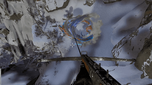 オーレリアックスに近づいて騎乗する