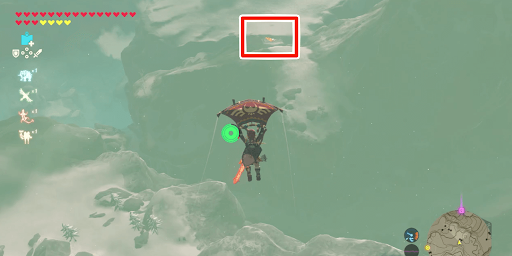 ゼルダBotW_祠のある空洞に入る