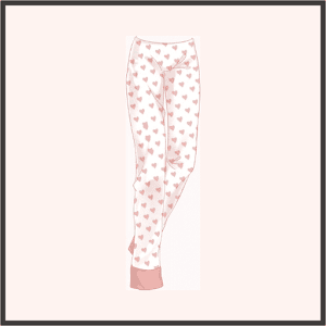 ハートのズボン