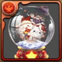 良い子への贈り物・たまドラのスノードーム