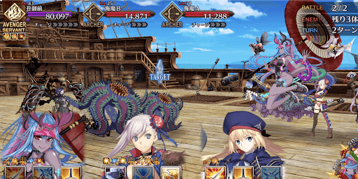 fgo-蛇は衣を脱ぎ捨てて 鬼は再び蘇る2戦①