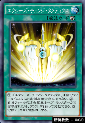 エクシーズ・チェンジ・タクティクス