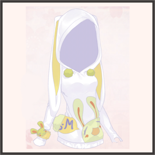 バニーパーカー（白）