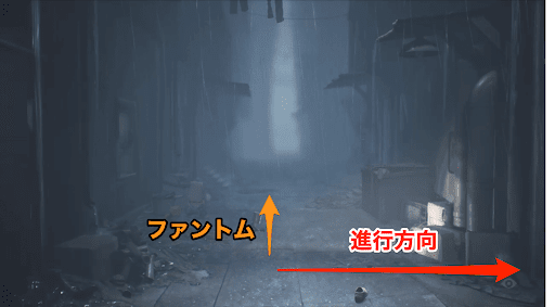 建物の中に入る