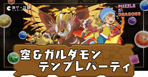 空＆ガルダモンパーティ