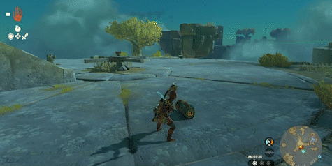 起動するとチャージして撃つを繰り返す