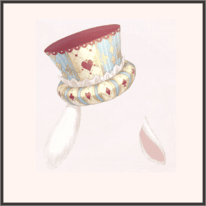 カラフルウサ耳帽