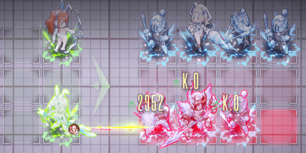 ブラウンダスト2_ティルで右列を倒す